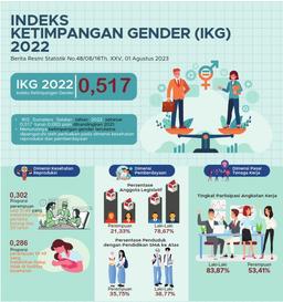 IKG Provinsi Sumatera Selatan Tahun 2022 Sebesar 0,517 Turun 0,003 Poin Dibandingkan Tahun 2021